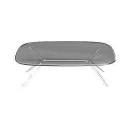 블라스트 커피 테이블 (그레이/크롬)