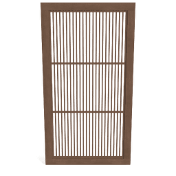 Sliding Gansal door solid wood door